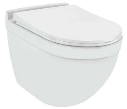 Bồn cầu treo tường không vành màu trắng mờ Jaquar SLS-WHT-6953BIPPSM