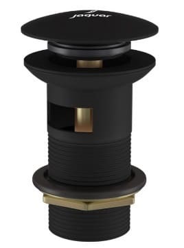 Đầu xả nhấn có tràn màu đen mờ Jaquar ALD-BLM-729