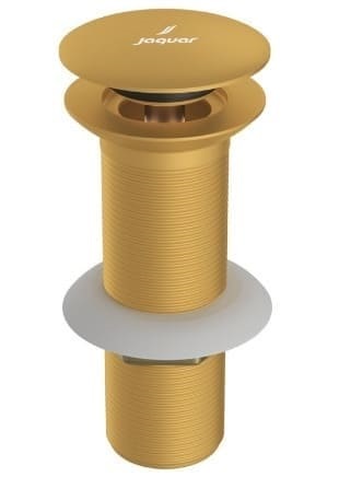 Đầu xả nhấn có tràn màu vàng mờ Ấn Độ Jaquar ALD-GMP-727L130