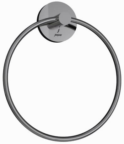 Vòng treo khăn mạ đen chrome Ấn Độ Jauqar ACN-BCH-1121BN