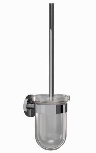 Giá đỡ và chổi cọ bồn vệ sinh mạ đen chrome Jaquar ACN-BCH-1143N