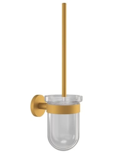 Giá đỡ và chổi cọ bồn vệ sinh màu vàng mờ Jaquar ACN-GMP-1143N