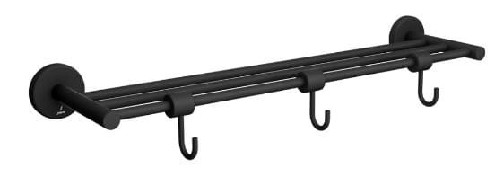 Vắt khăn giàn mạ đen mờ Ấn Độ Jauqar ACN-BLM-1181FHS