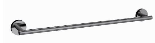 Thanh vắt khăn đơn mạ đen chrome Ấn Độ Jauqar ACN-BCH-1111SM