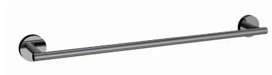 Thanh vắt khăn đơn mạ đen chrome Ấn Độ Jauqar ACN-BCH-1111SM