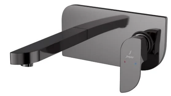 Mặt Nạ vòi Lavabo Nóng Lạnh Âm Tường mạ đen chrome Jaquar ALI-BCH-85233NK