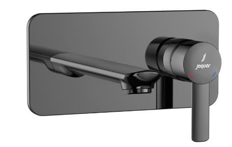 Mặt Nạ vòi Lavabo Nóng Lạnh Âm Tường mạ đen chrome Jaquar FUP-BCH-29233NKPM