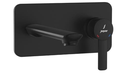 Mặt Nạ vòi Lavabo Nóng Lạnh Âm Tường mạ đen mờ Jaquar FUP-BLM-29233NKPM