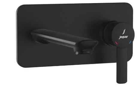 Mặt Nạ vòi Lavabo Nóng Lạnh Âm Tường mạ đen mờ Jaquar FUP-BLM-29233NKPM