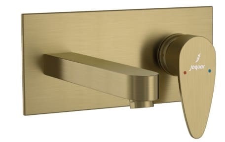 Mặt nạ vòi lavabo nóng lạnh âm tường mạ đồng cổ Jaquar VGP-ABR-81233NK