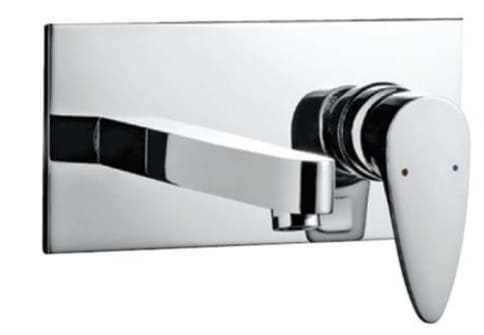 Mặt nạ vòi lavabo nóng lạnh âm tường mạ chrome Jaquar VGP-CHR-81233NK
