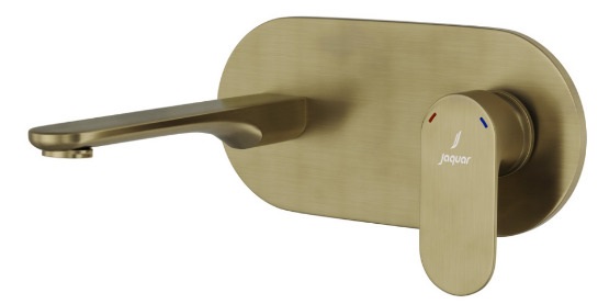 Mặt nạ vòi lavabo nóng lạnh âm tường mạ đồng cổ Jaquar OPP-ABR-15233NKPM