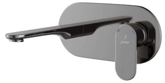 Mặt nạ vòi lavabo nóng lạnh âm tường mạ đen chrome Jaquar OPP-BCH-15233NKPM