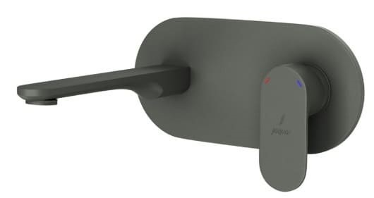 Mặt nạ vòi lavabo nóng lạnh âm tường mạ than chì Jaquar OPP-GRF-15233NKPM