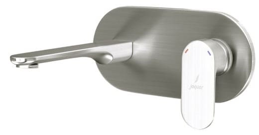 Mặt nạ vòi lavabo nóng lạnh âm tường mạ thép không gỉ Jaquar OPP-SSF-15233NKPM