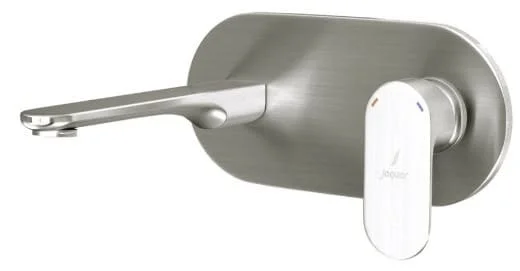 Mặt nạ vòi lavabo nóng lạnh âm tường mạ thép không gỉ Jaquar OPP-SSF-15233NKPM