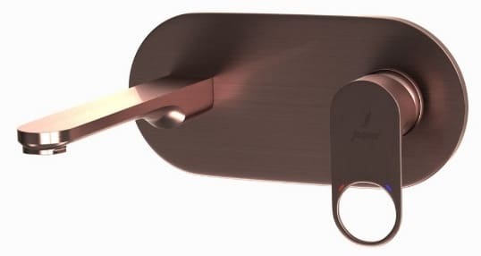 Mặt nạ vòi lavabo nóng lạnh âm tường mạ đồng đỏ Jaquar ORP-ACR-10233NKPM