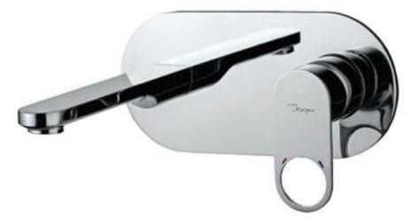 Mặt nạ vòi lavabo nóng lạnh âm tường mạ chrome Jaquar ORP-CHR-10233NKPM