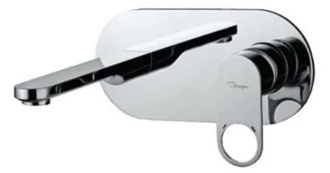 Mặt nạ vòi lavabo nóng lạnh âm tường mạ chrome Jaquar ORP-CHR-10233NKPM