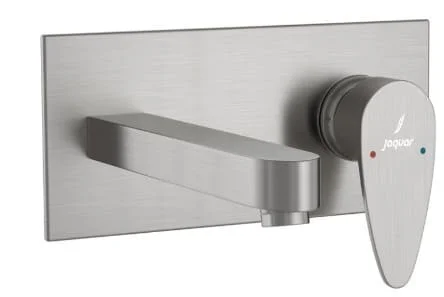 Mặt nạ vòi lavabo nóng lạnh âm tường thép không gỉ Jaquar VGP-SSF-81233NK