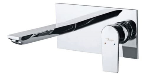 Mặt nạ vòi lavabo nóng lạnh âm tường mạ chrome Jaquar ARI-CHR-39233NK