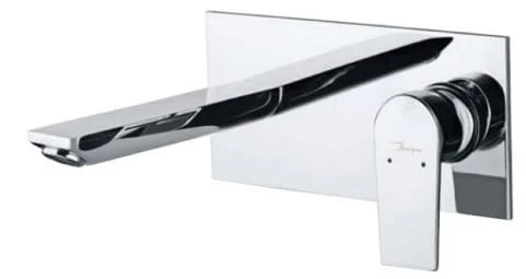 Mặt nạ vòi lavabo nóng lạnh âm tường mạ chrome Jaquar ARI-CHR-39233NK