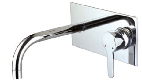 Mặt nạ vòi lavabo nóng lạnh âm tường mạ chrome Jaquar FUS-CHR-29233NK
