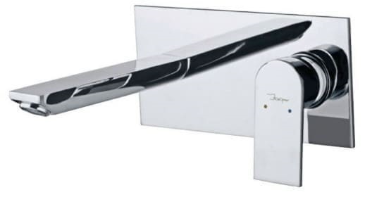 Mặt nạ vòi lavabo nóng lạnh âm tường mạ chrome Jaquar LYR-CHR-38233NK