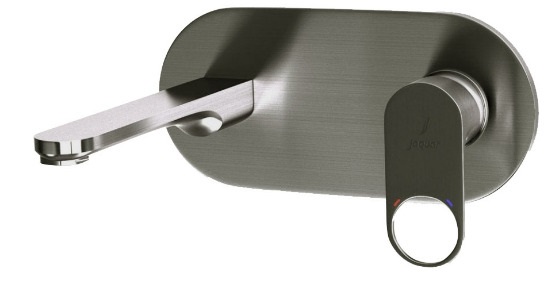 Mặt nạ vòi lavabo nóng lạnh âm tường thép không gỉ Jaquar ORP-SSF-10233NKPM