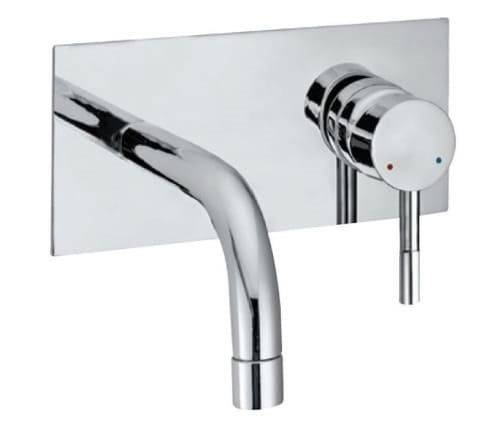 Mặt nạ vòi lavabo nóng lạnh âm tường mạ chrome Jaquar SOL-CHR-6233NK