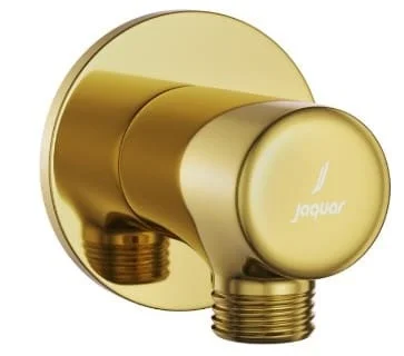 Cút nối tường thép mạ vàng sáng Jaquar SHA-GBP-1195R