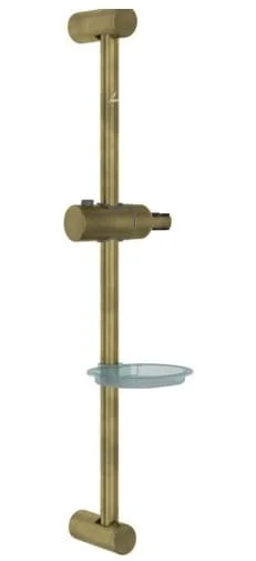 Thanh trượt sen tắm kèm đĩa đựng xà phòng mạ đồng cổ Jaquar SHA-ABR-1187N