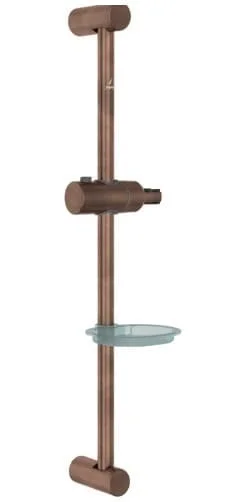 Thanh trượt sen tắm kèm đĩa đựng xà phòng mạ đồng cổ Jaquar SHA-ACR-1187N