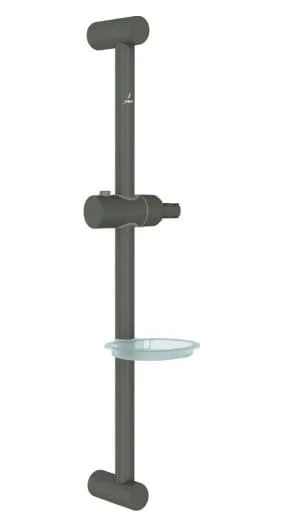 Thanh trượt sen kèm đĩa đựng xà phòng mạ than chì Jaquar SHA-GRF-1189N