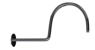 Thanh nối bát sen âm tường mạ đen chrome Jaquar SHA-BCH-485