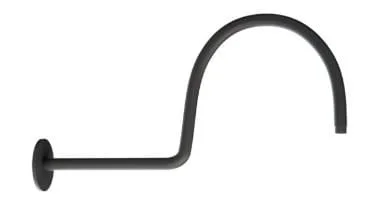 Thanh nối bát sen âm tường mạ đen mờ Jaquar SHA-BLM-485