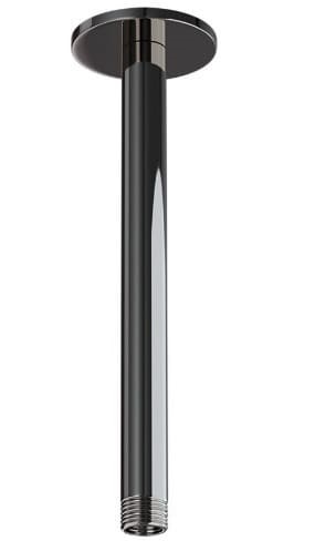 Thanh nối bát sen gắn trần mạ đen chrome Jaquar SHA-BCH-475L280
