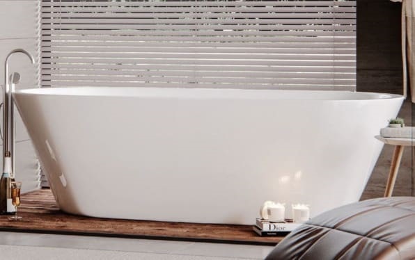 Bồn tắm đặt sàn Julia màu trắng Jaquar JBT-WHT-FSBT177840X