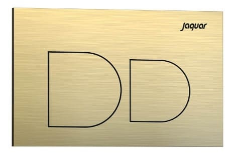 Mặt nạ nhấn xả D’arc mạ vàng mờ Jaquar JCP-GMP-372415