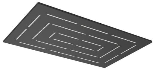 Bát sen cây chữ nhật mạ đen mờ Jaquar OHS-BLM-1637
