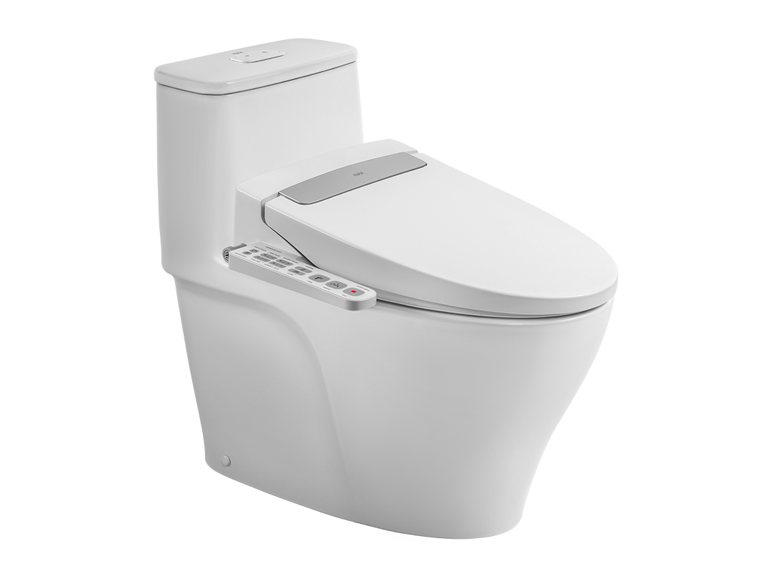 Bồn Cầu 1 Khối Nắp Rửa Điện Tử Inax AC-989A+CW-H20VN