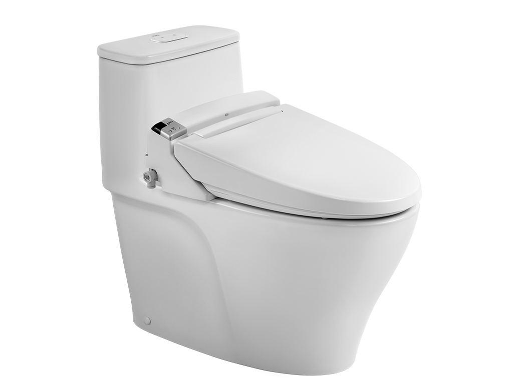 Bồn Cầu 1 Khối Nắp Rửa Điện Tử Inax AC-989A+CW-KA22AVN