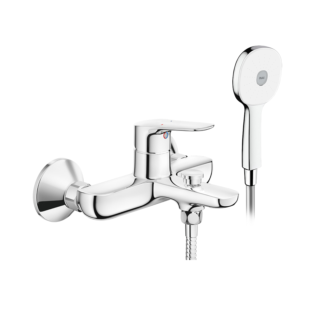Sen tắm nóng lạnh tay sen tăng áp INAX BFV-1403S-8C