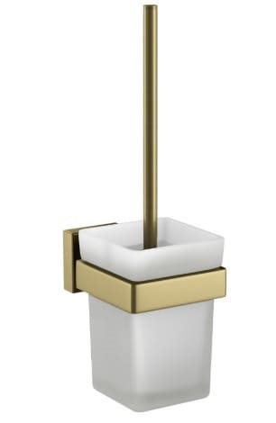 Giá đỡ và chổi cọ bồn vệ sinh màu vàng mờ Jaquar ACN-GMP-1143N