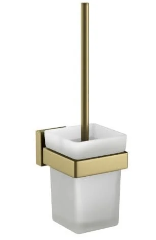 Giá đỡ và chổi cọ bồn vệ sinh màu vàng mờ Jaquar ACN-GMP-1143N