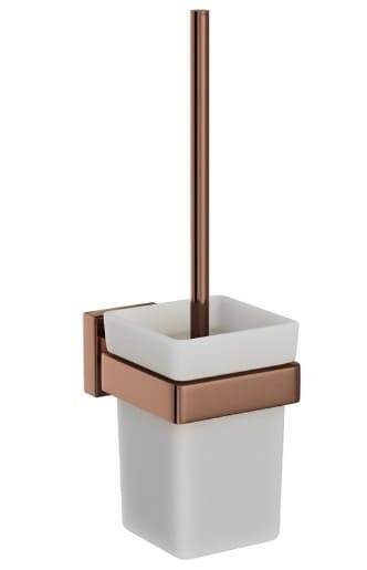 Giá đỡ và chổi cọ bồn vệ sinh màu vàng mờ Jaquar ACN-GMP-1143N