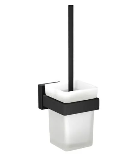 Giá đỡ và chổi cọ bồn vệ sinh màu vàng mờ Jaquar ACN-GMP-1143N