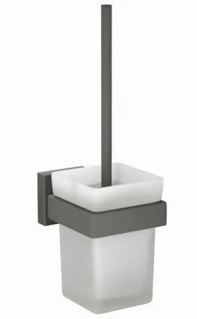 Giá đỡ và chổi cọ bồn vệ sinh màu vàng mờ Jaquar ACN-GMP-1143N
