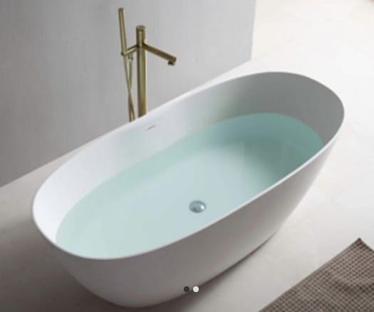 Bồn tắm đặt sàn nhựa 1.6m nhập khẩu Clara CBT-130XS