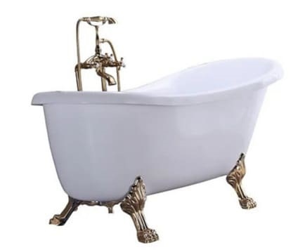 Bồn tắm đặt sàn nhựa 1.6m nhập khẩu Clara CBT-130XS